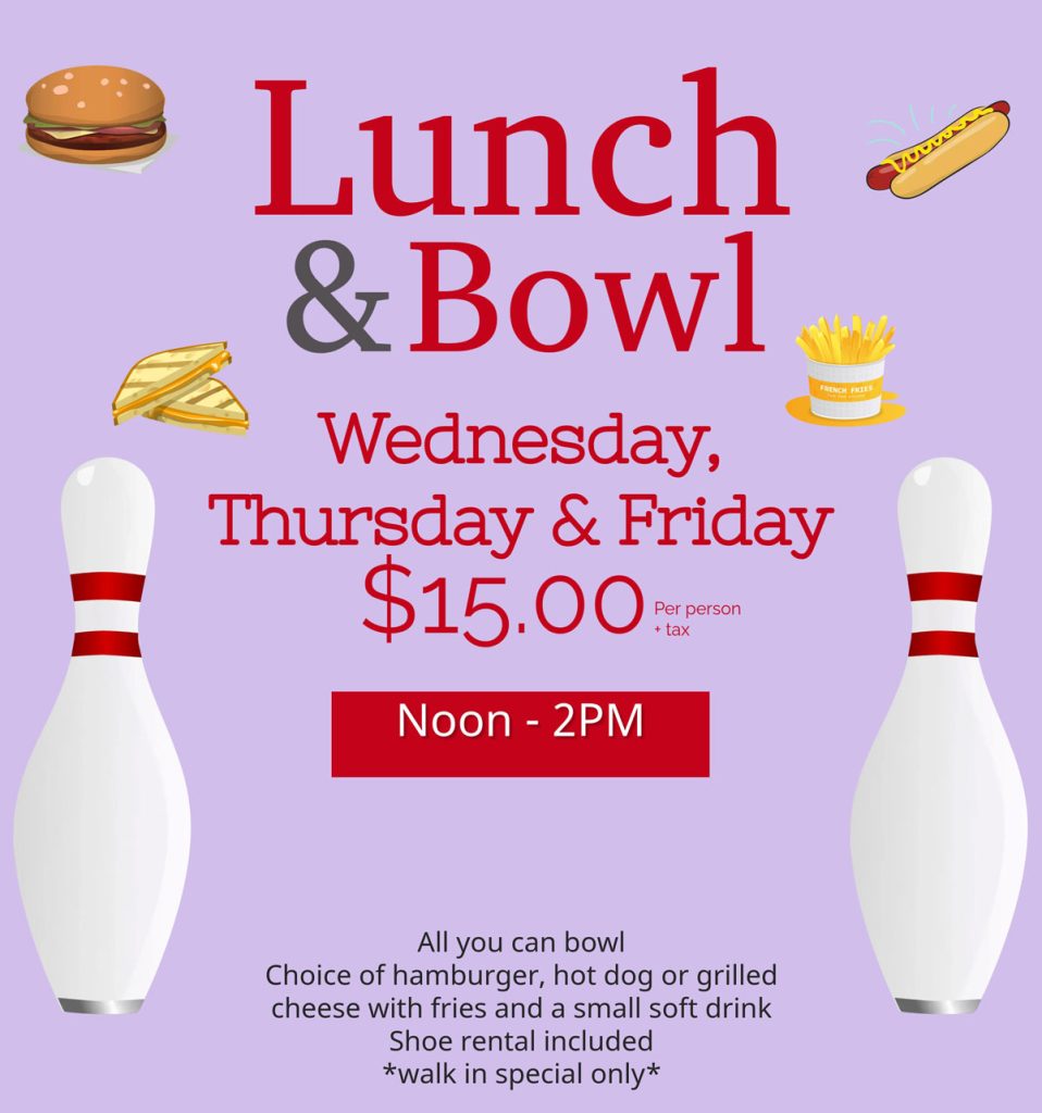 bowling specials